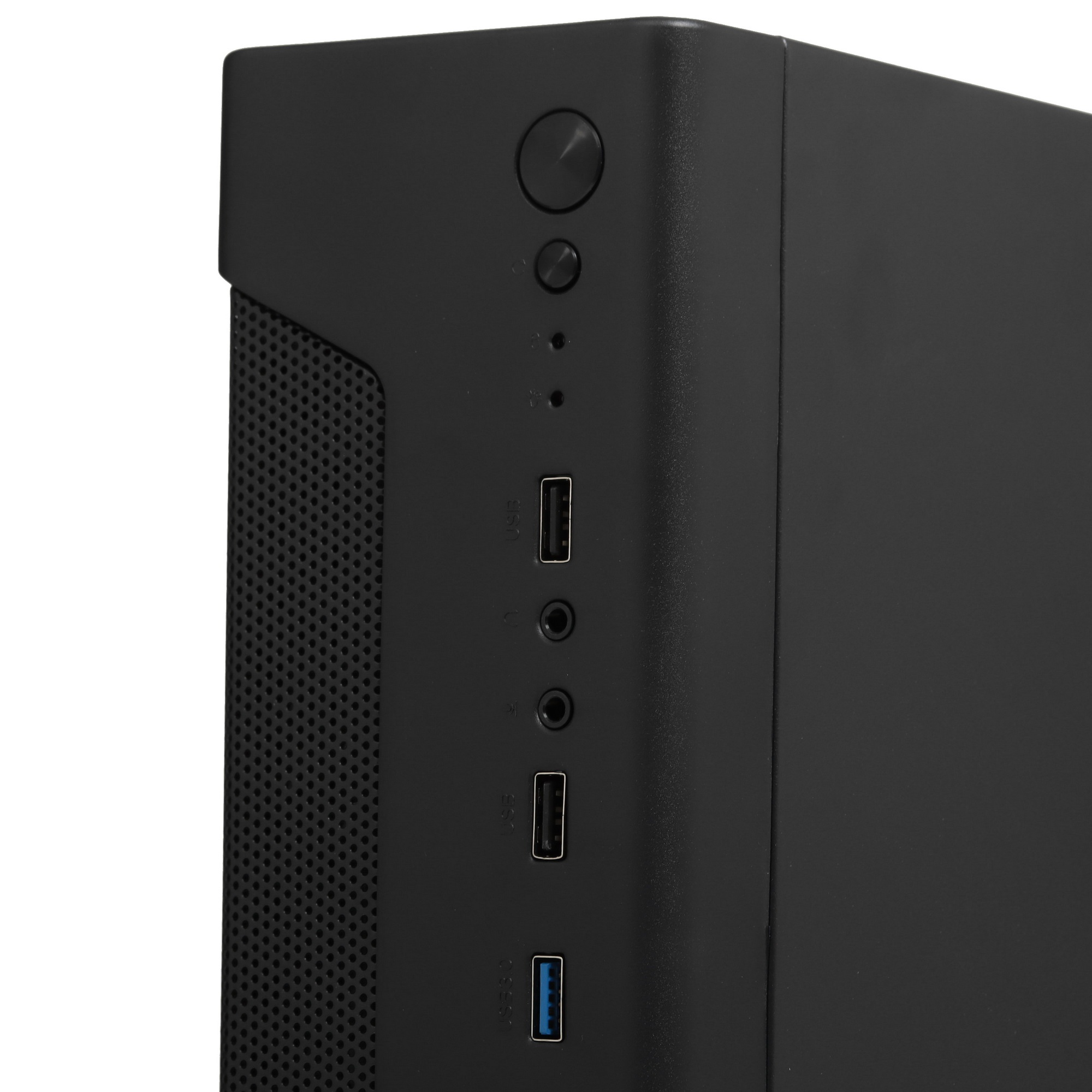 Компьютерный корпус Desktop ExeGate EX294018RUS FL-102 (mini-ITX, без БП, 2*USB+1*USB3.0, аудио, чер