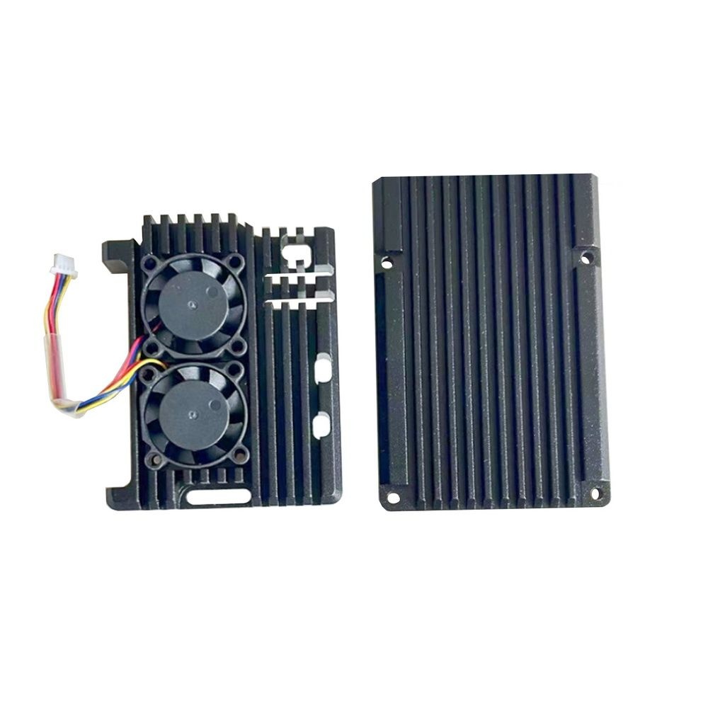 Корпус ACD RA787 Metal Aluminum Case with Four-line Double Fans for Raspberry Pi 5