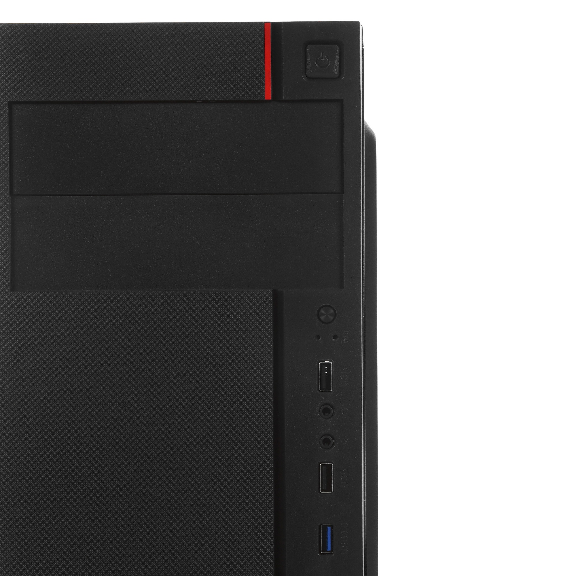 Компьютерный корпус Miditower ExeGate AA-440U-AA450 (ATX, AA450 8 см, 2*USB+1*USB3.0, аудио, черный)