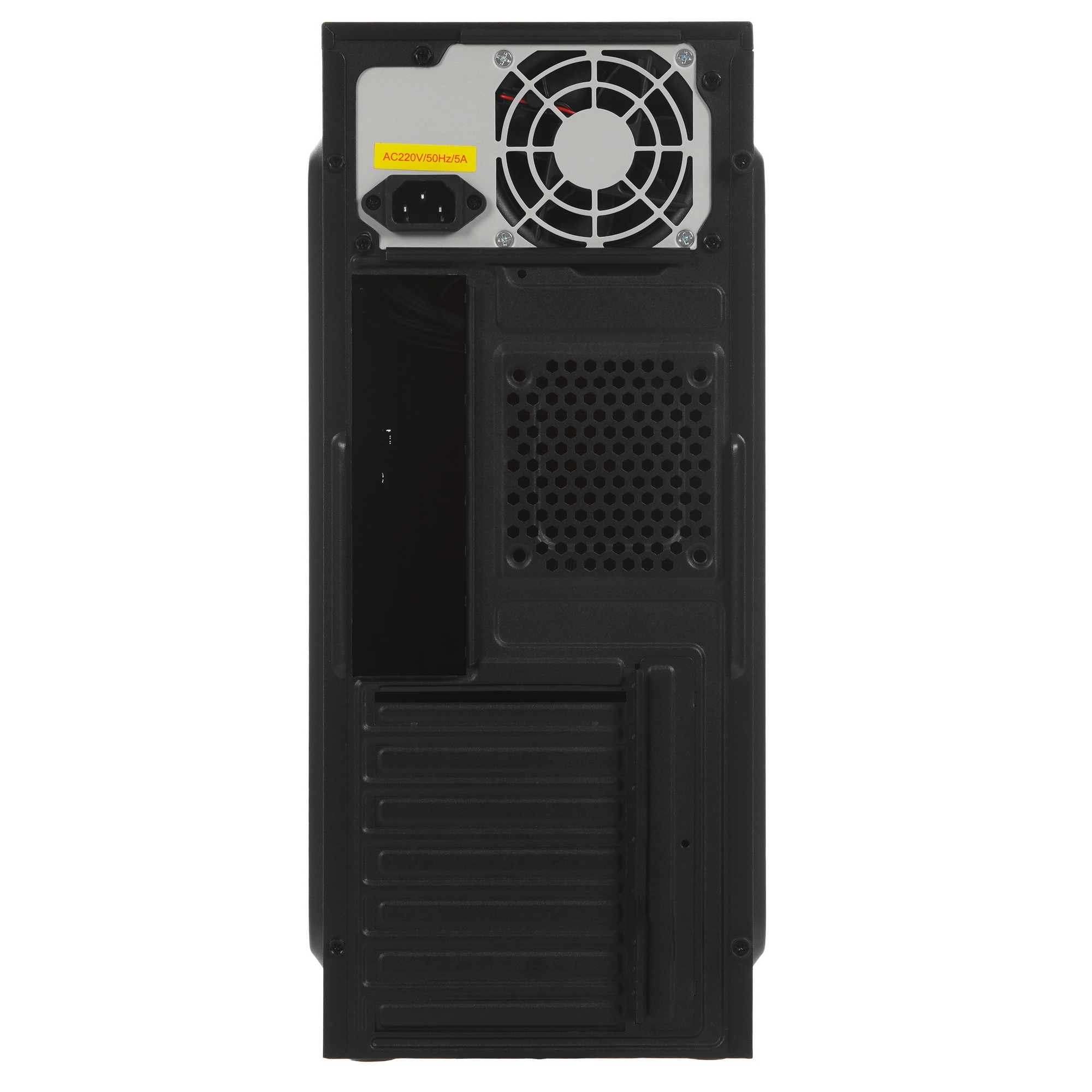 Компьютерный корпус Miditower ExeGate AA-440U-AA450 (ATX, AA450 8 см, 2*USB+1*USB3.0, аудио, черный)
