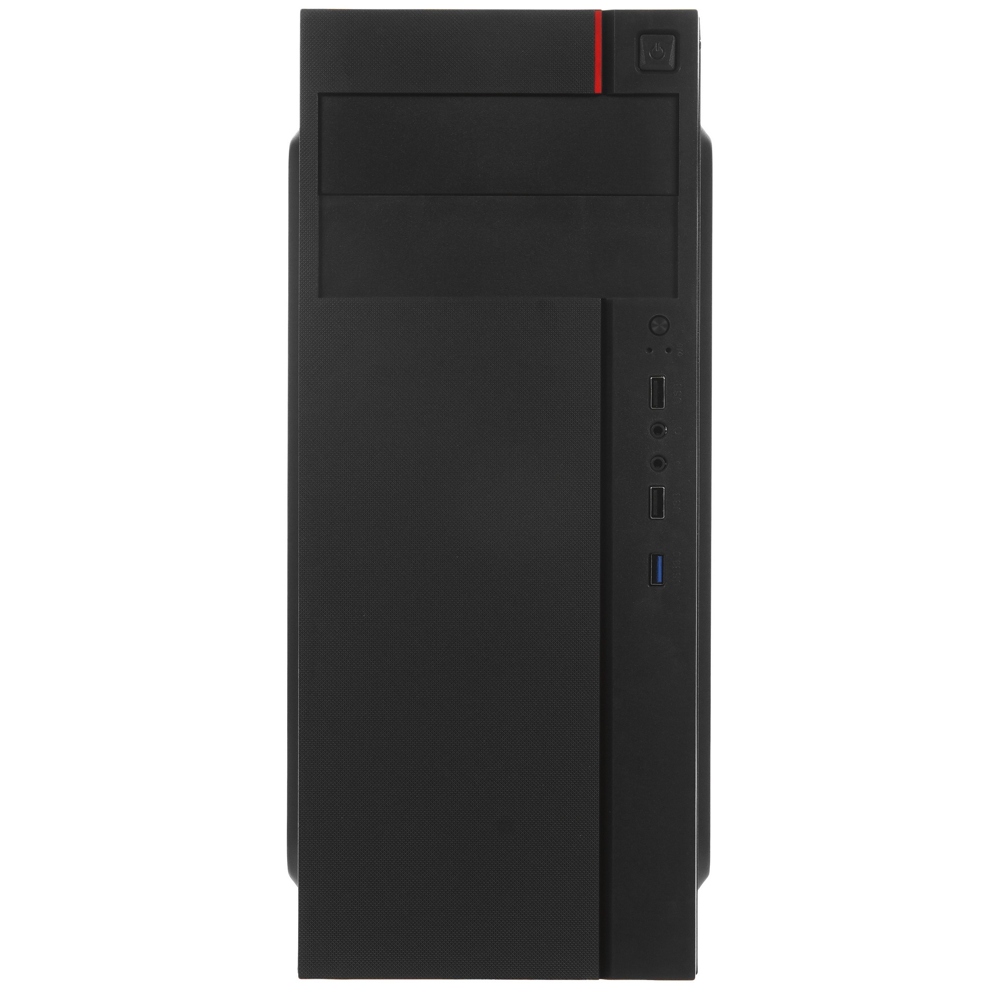 Компьютерный корпус Miditower ExeGate AA-440U-AA450 (ATX, AA450 8 см, 2*USB+1*USB3.0, аудио, черный)