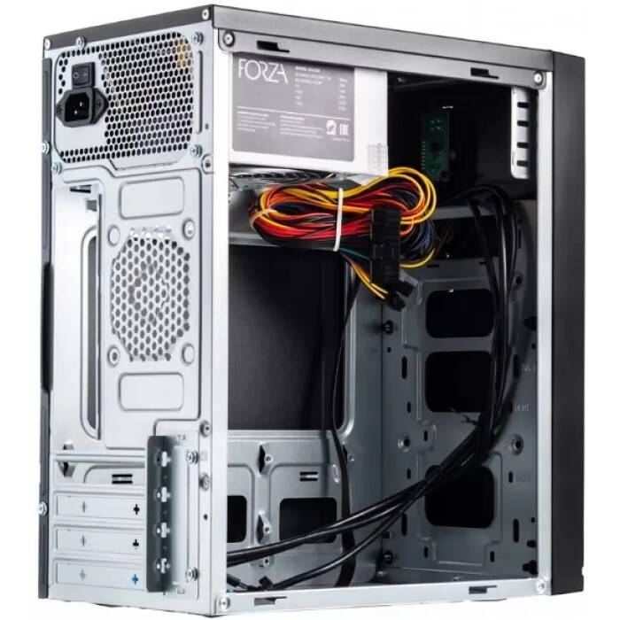 Компьютерный корпус Foxline FL-733R-FZ450R-U32C-PH mATX case, black, w/PSU 450W 12cm, w/2xUSB2.0, w/