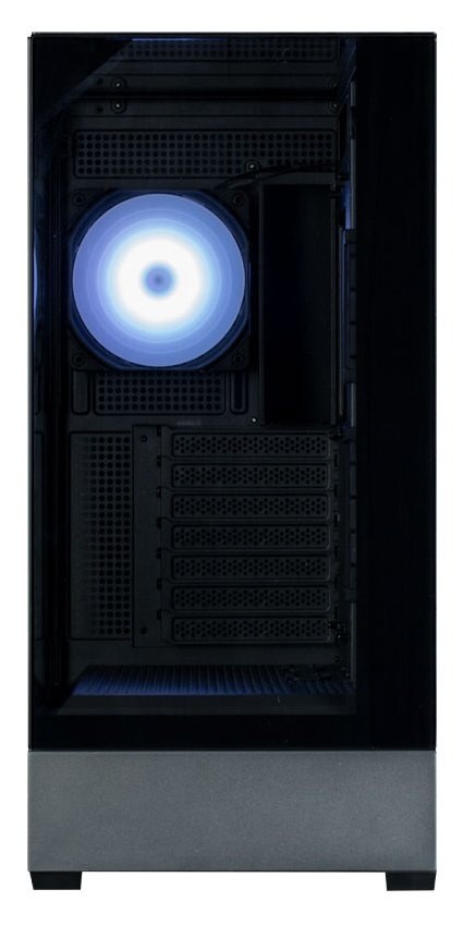 Корпус ZALMAN P40 Prism, ATX, BLACK, WINDOW, 2x3.5", 3x2.5", 1xUSB TYPE-C, 2xUSB3.0, REAR 1x120mm AR
