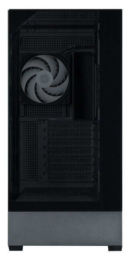 Корпус ZALMAN P40 Prism, ATX, BLACK, WINDOW, 2x3.5", 3x2.5", 1xUSB TYPE-C, 2xUSB3.0, REAR 1x120mm AR