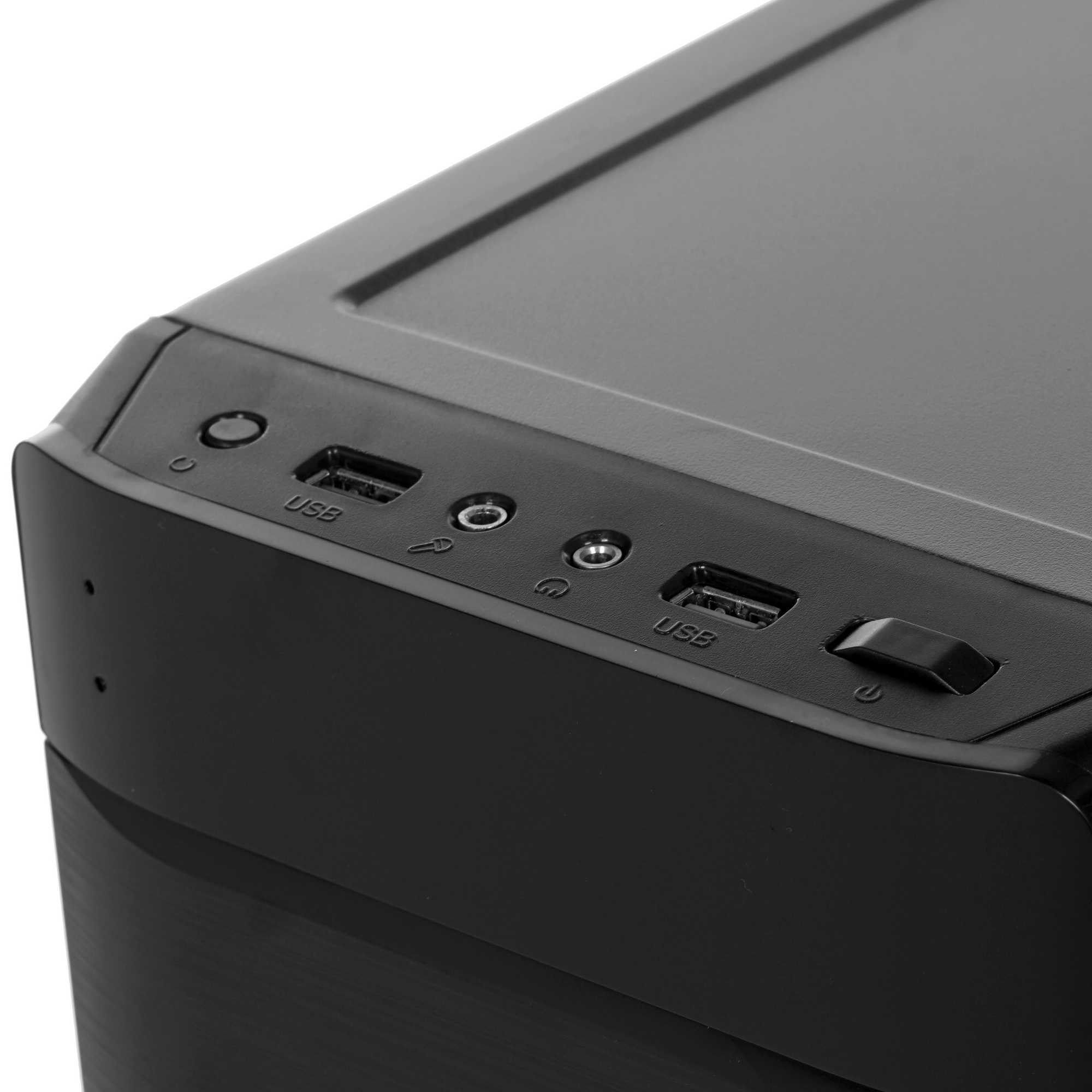 Компьютерный корпус Ginzzu A200 1*USB 3.0,1*USB 2.0,AU w/o PSU