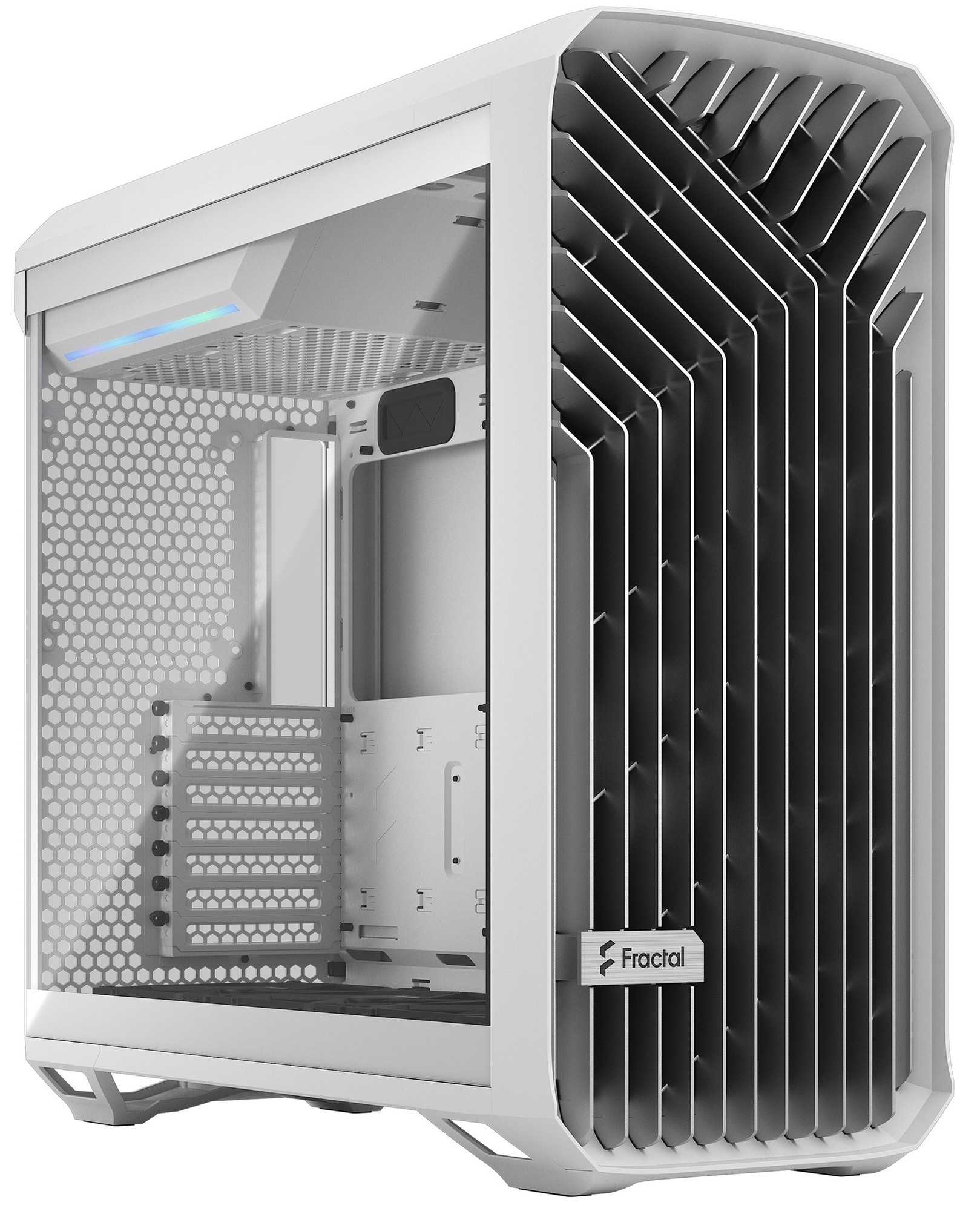 Корпус Fractal Design Torrent White TG Clear Tint / E-ATX, TG, 2x3.5, 4x2.5, 7xPCI, 1xUSB-C, 2xUSB3.