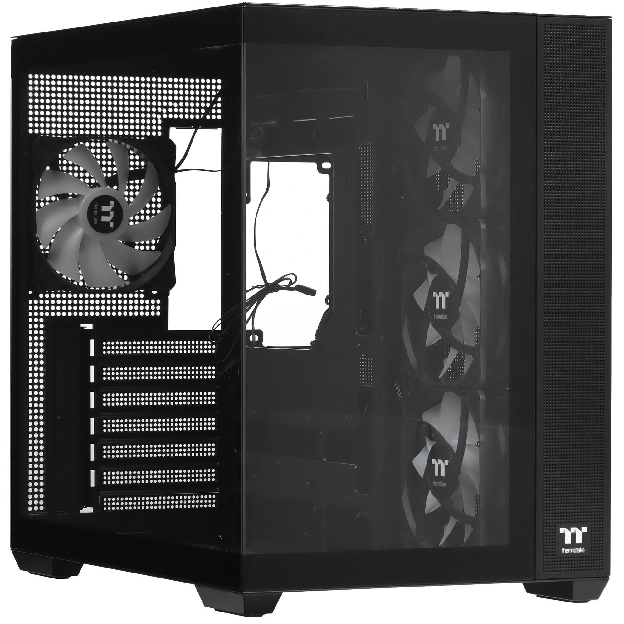 Корпус Thermaltake View 380 TG ARGB черный без БП ATX 6x120mm 2x140mm 1x200mm 2xUSB3.0 audio bott PS