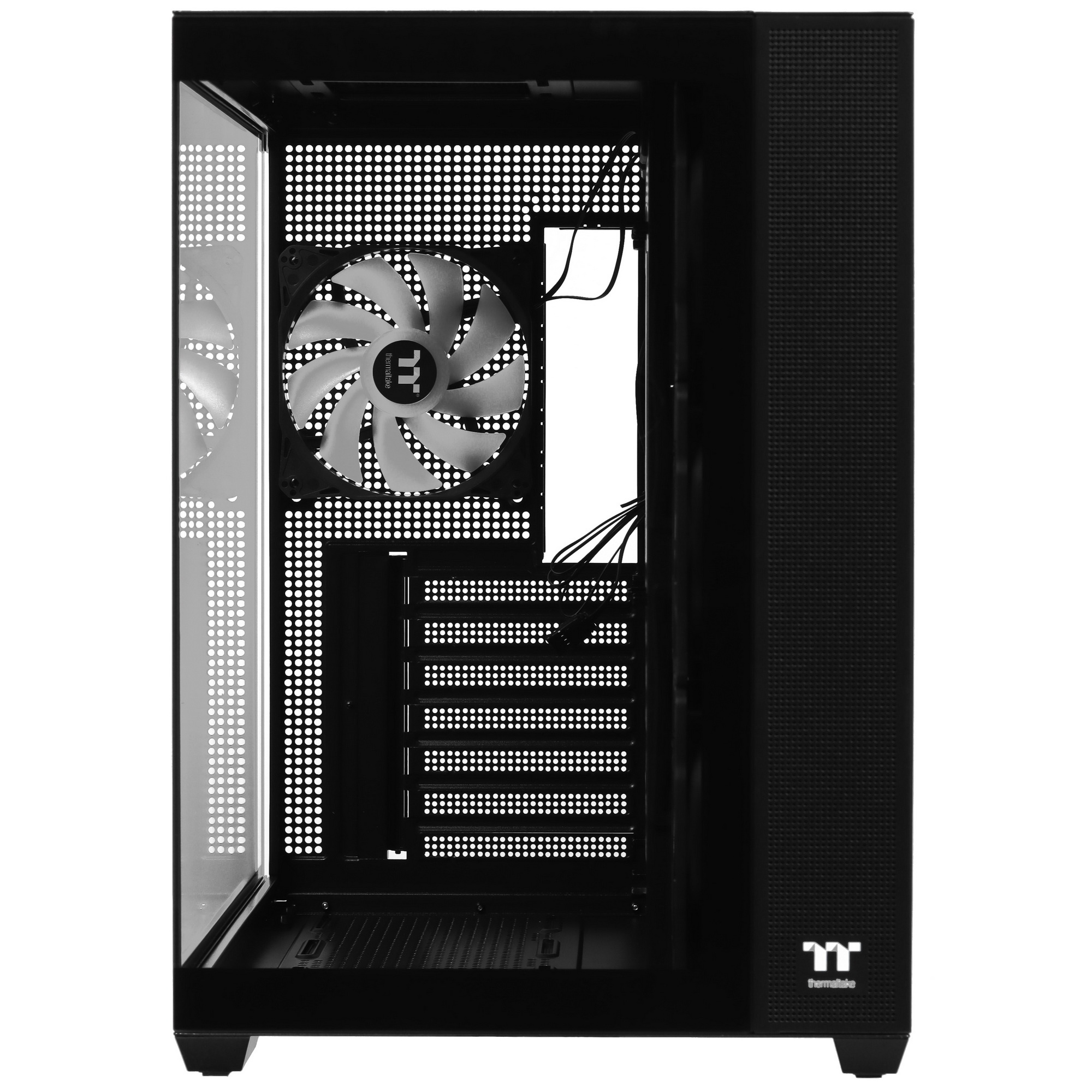 Корпус Thermaltake View 380 TG ARGB черный без БП ATX 6x120mm 2x140mm 1x200mm 2xUSB3.0 audio bott PS