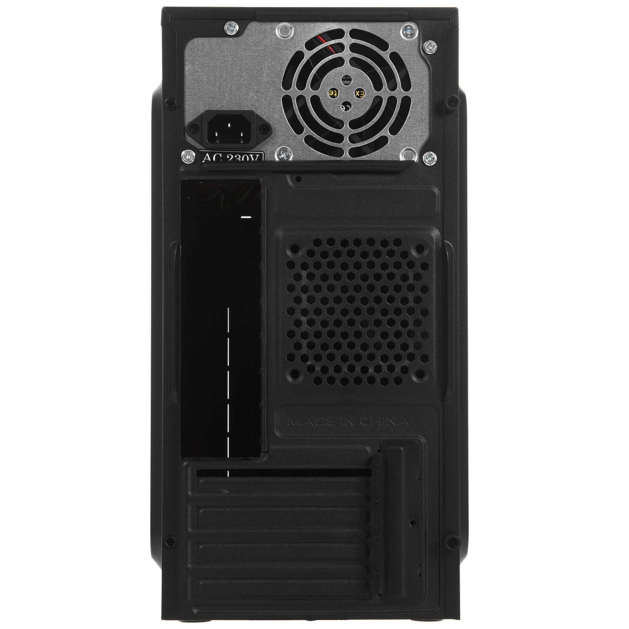 Корпус Minitower ExeGate EX291140RUS BAA-105-01AAA350 (mATX, БП AAA350 с вент. 8см, 2*USB, аудио, че