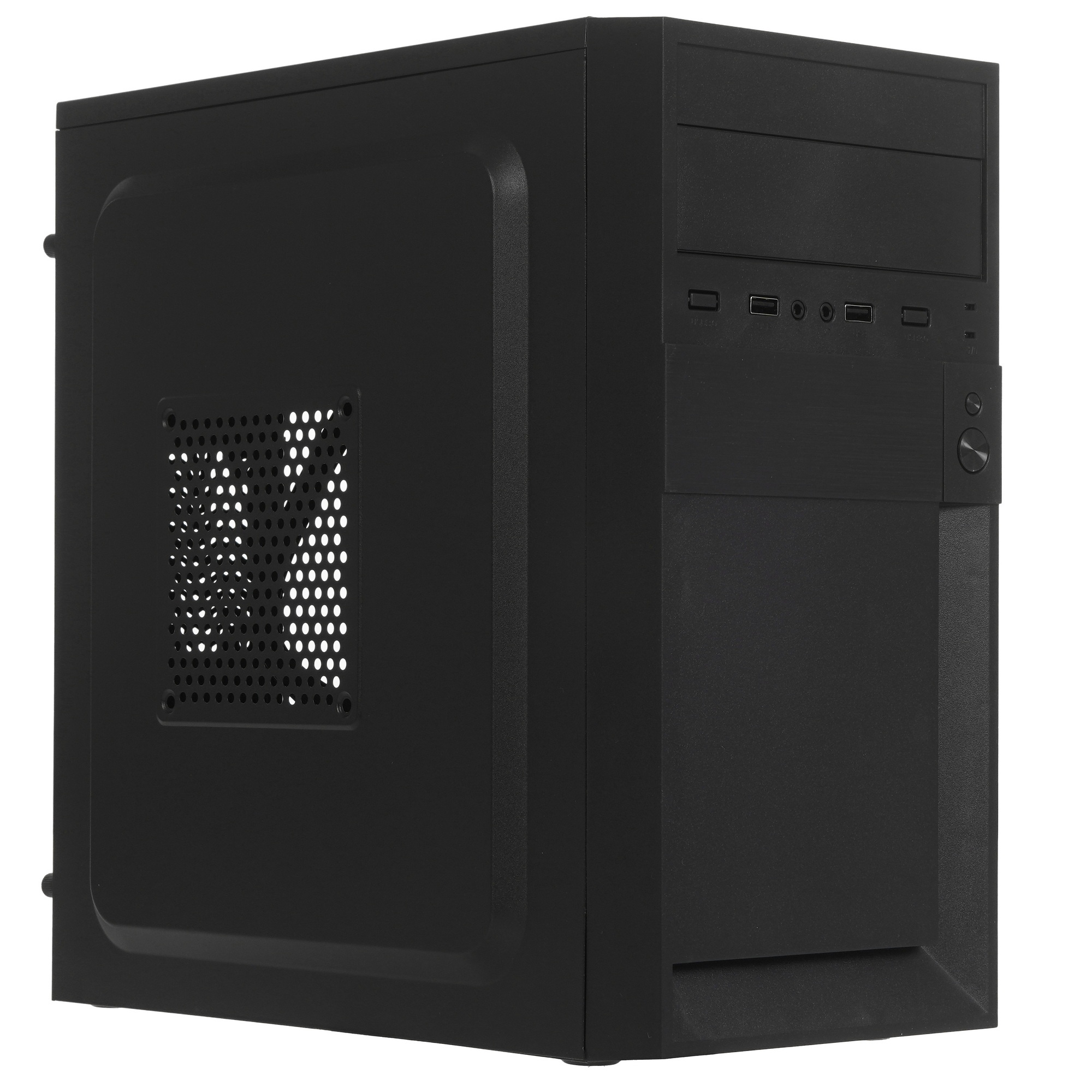 Корпус Minitower ExeGate EX291140RUS BAA-105-01AAA350 (mATX, БП AAA350 с вент. 8см, 2*USB, аудио, че