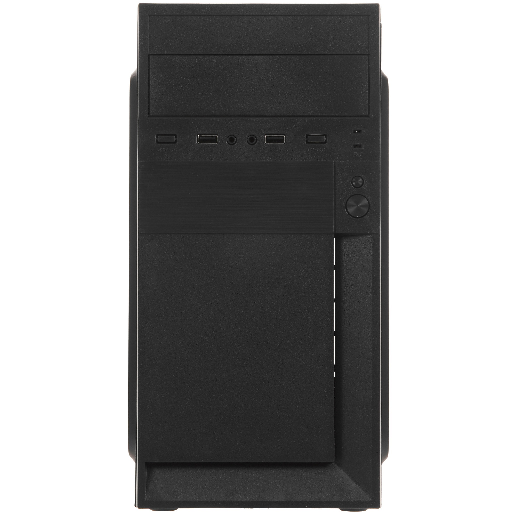 Корпус Minitower ExeGate EX291140RUS BAA-105-01AAA350 (mATX, БП AAA350 с вент. 8см, 2*USB, аудио, че