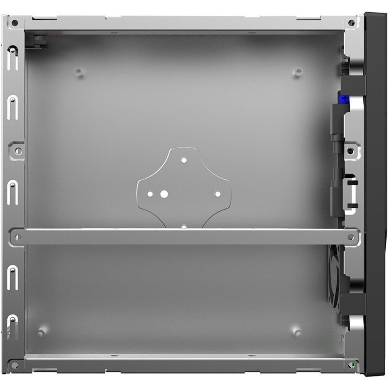 Компьютерный корпус с внешним блоком питания 120Вт. Сase Foxline mITX 120W ext., DC-converter, 2xUSB