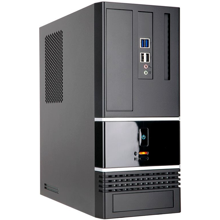 Компьютерный корпус Minitower ExeGate mEVO-9302-NPX400 (mATX, БП 400NPX с вент. 12см, 2*USB+1*USB3.0
