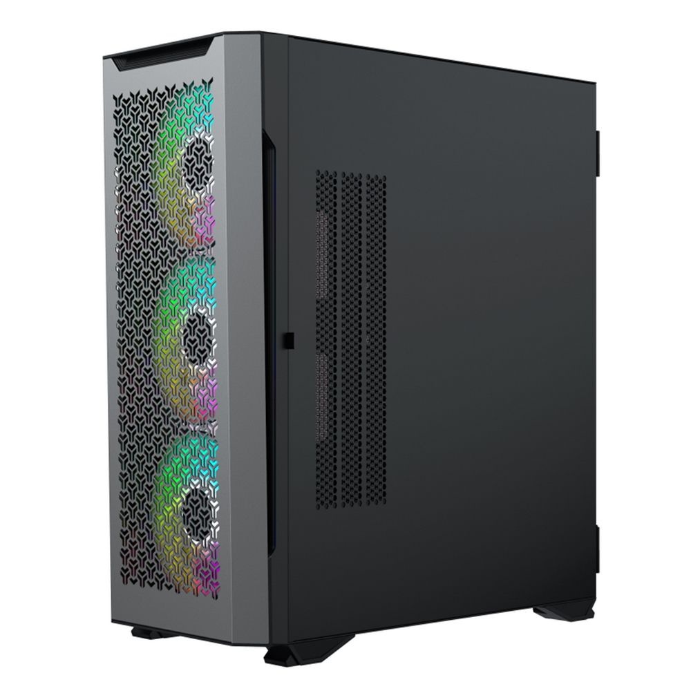 Компьютерный корпус ACD Fort 279G ATX, Black, USB2.0*2+USB 3.0+HD audio, RGB FAN:4*14cm, up to 9 pcs