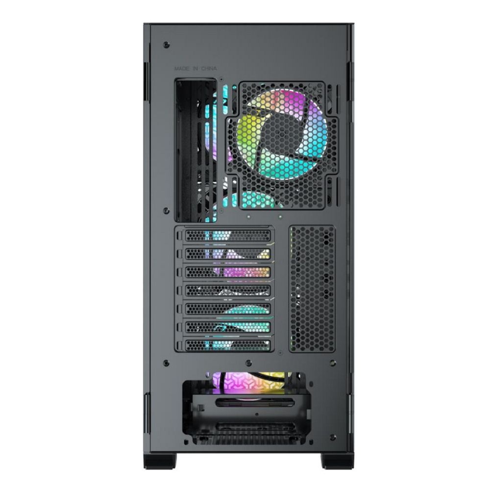 Компьютерный корпус ACD Fort 279G ATX, Black, USB2.0*2+USB 3.0+HD audio, RGB FAN:4*14cm, up to 9 pcs