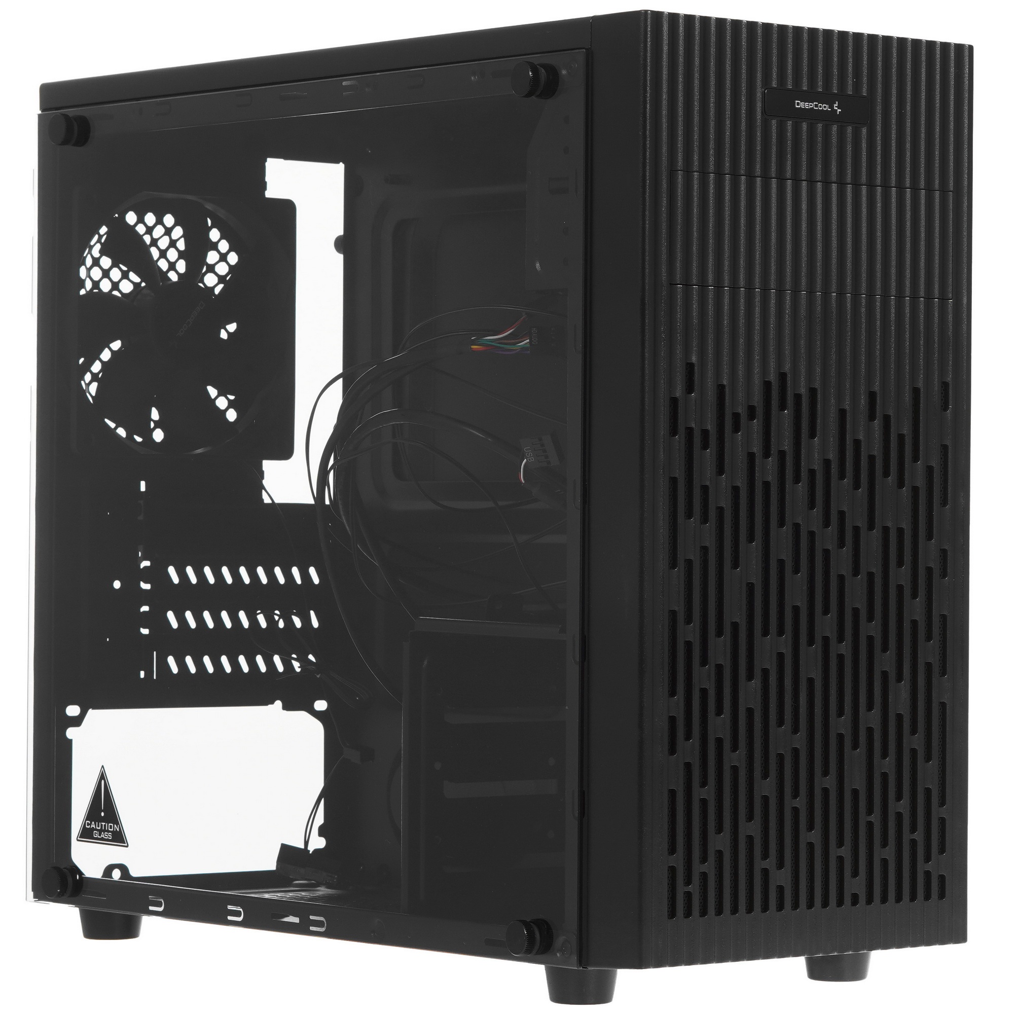 Компьютерный корпус Deepcool MATREXX 30 без БП, большое боковое окно, черный, MICRO ATX/MINI-ITX