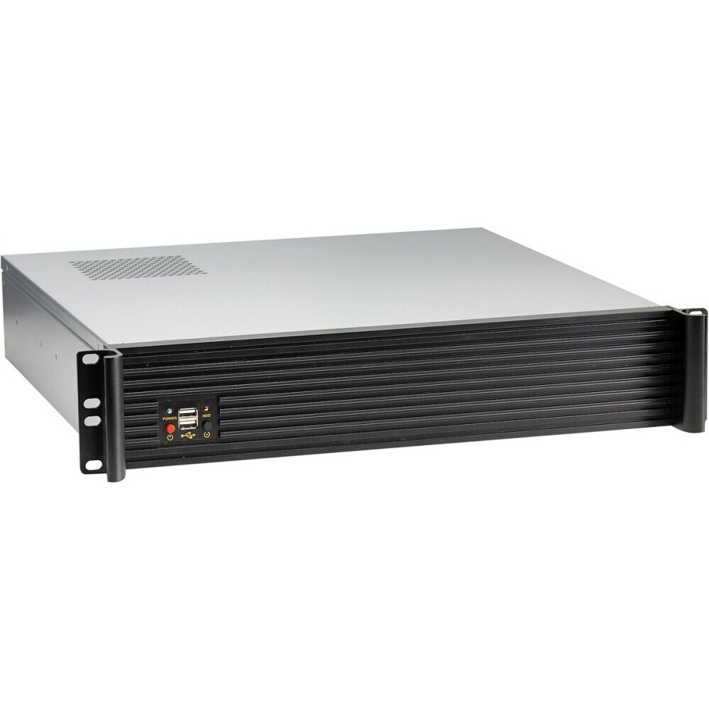 Серверный корпус ExeGate EX292638RUS Pro 2U420-06 RM 19", высота 2U, глубина 420, БП 2U-400ADS, USB