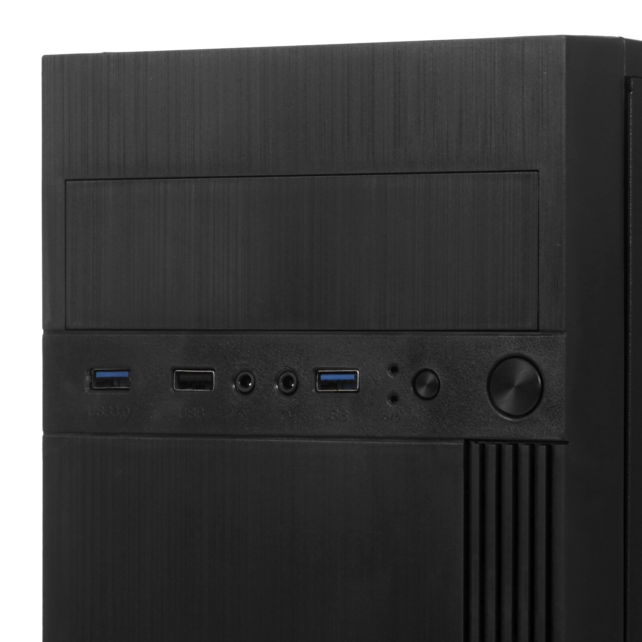 Компьютерный корпус Miditower Exegate EX290190RUS AA-442U2-AA500 (ATX, AA500 8 см, 1*USB+2*USB3.0, а