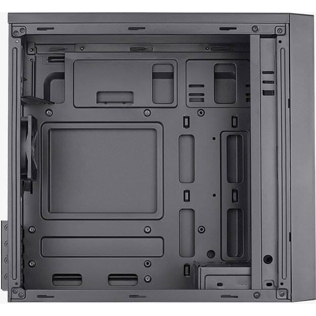 Компьютерный корпус Aerocool / Formula Cs-108-S-BK-v1 (mATX, без БП, USB3.0 x1, USB2.0 x1, 8cm black