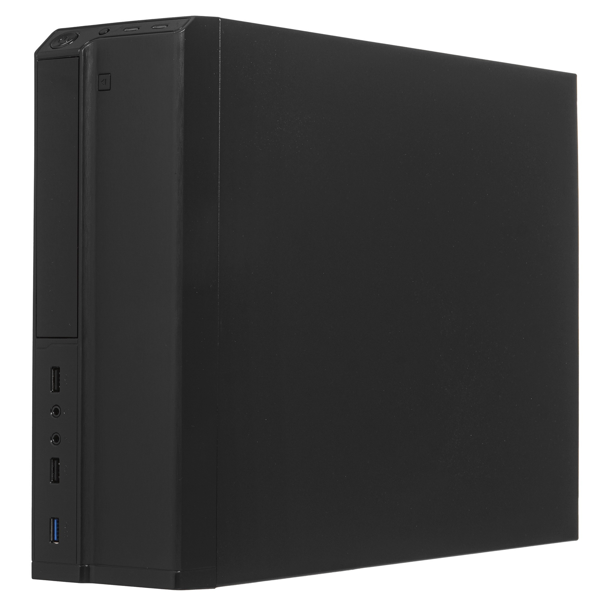 Компьютерный корпус Desktop ExeGate MI-207U (mini-ITX/mATX, без БП, 2*USB+1*USB3.0, аудио, черный)