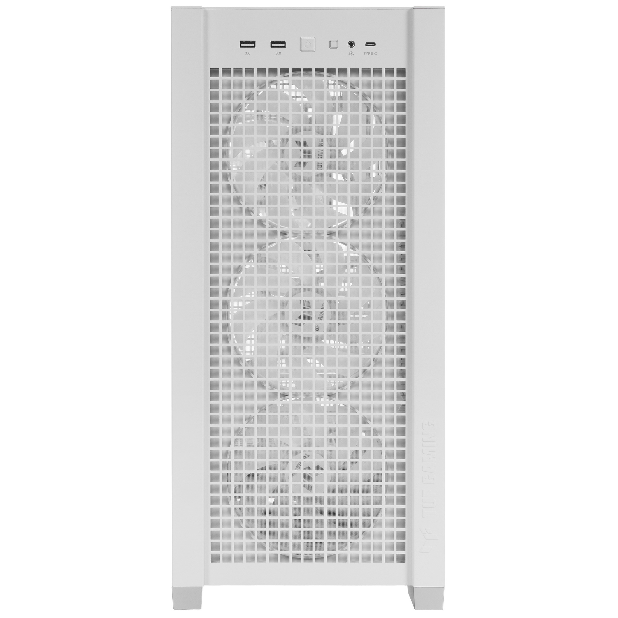 Корпус ASUS TUF GAMING GT302 TG ARGB WHITE/ GT302/ARGB FANS/WHT (90DC00I3-B19000)