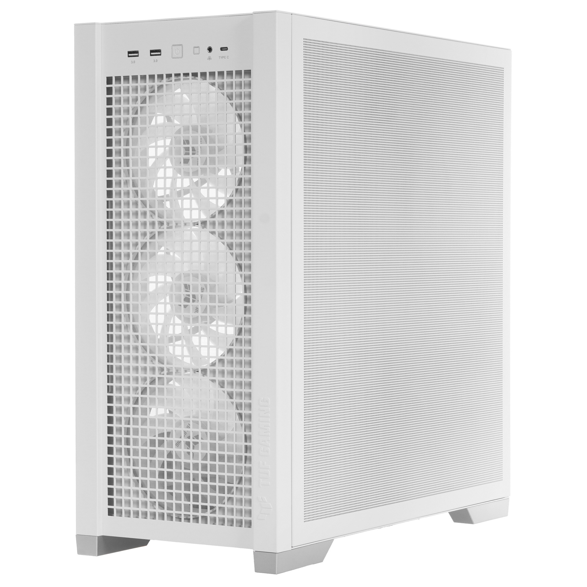 Корпус ASUS TUF GAMING GT302 TG ARGB WHITE/ GT302/ARGB FANS/WHT (90DC00I3-B19000)