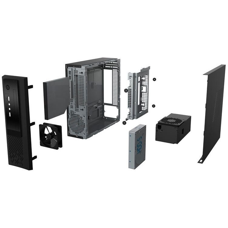 Компьютерный корпус SlimCase InWin PS201BK PM-300TFX U3.0*2+A(HD)+FAN[6125688]