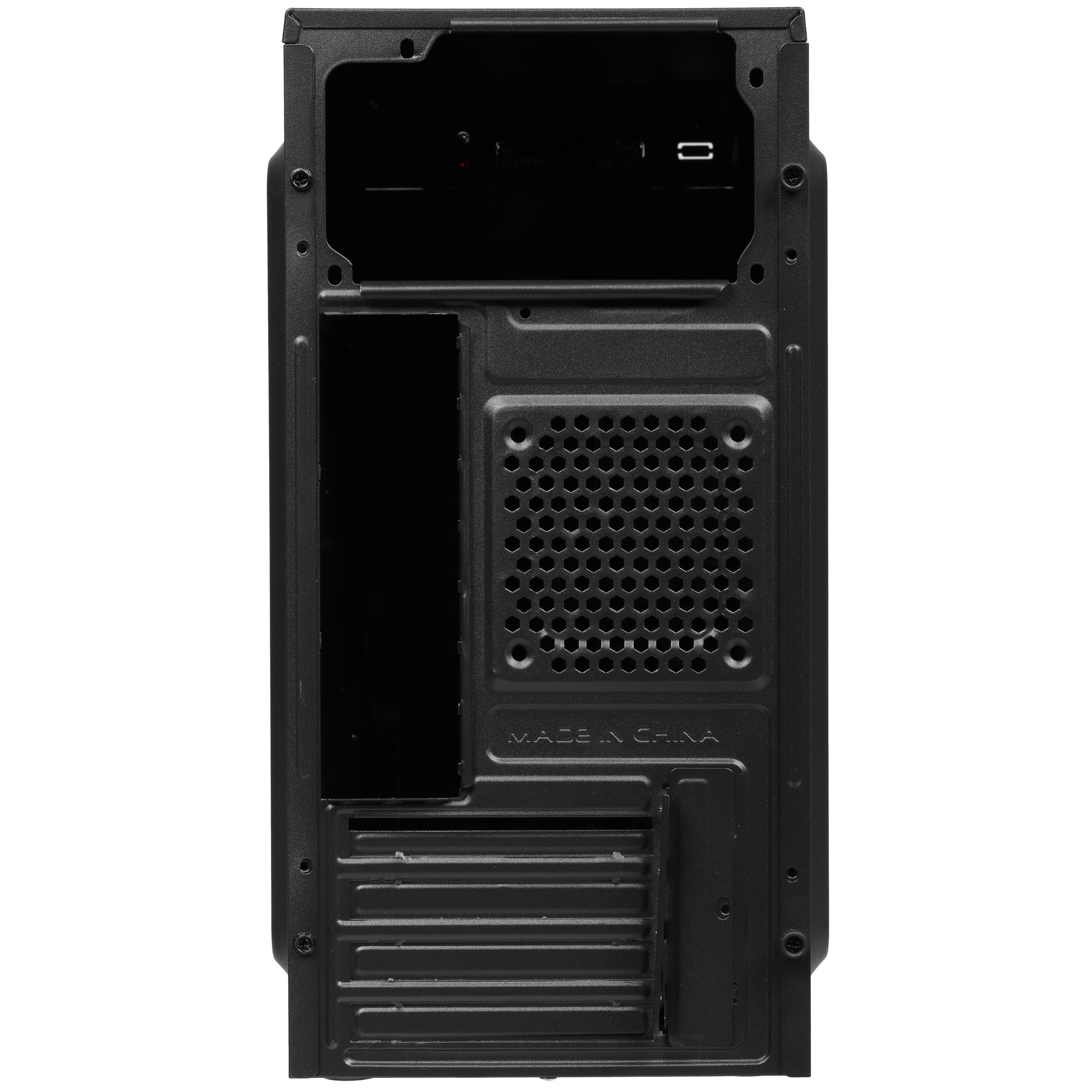 Корпус ExeGate BAA-113 EX292347RUS Minitower (mATX, без БП, 2*USB, аудио, черный)