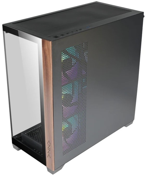 Корпус Azza Neptune черный без БП ATX 5x120mm 2x140mm 2xUSB2.0 1xUSB3.0 audio bott PSU