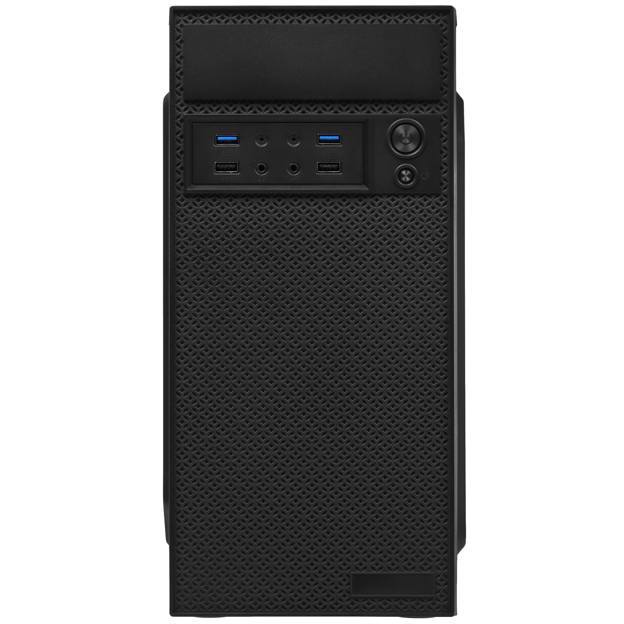 Компьютерный корпус Minitower ExeGate EX291272RUS BAA-109U2-AAA350 (mATX, AAA350 8см, 2*USB+2*USB3.0