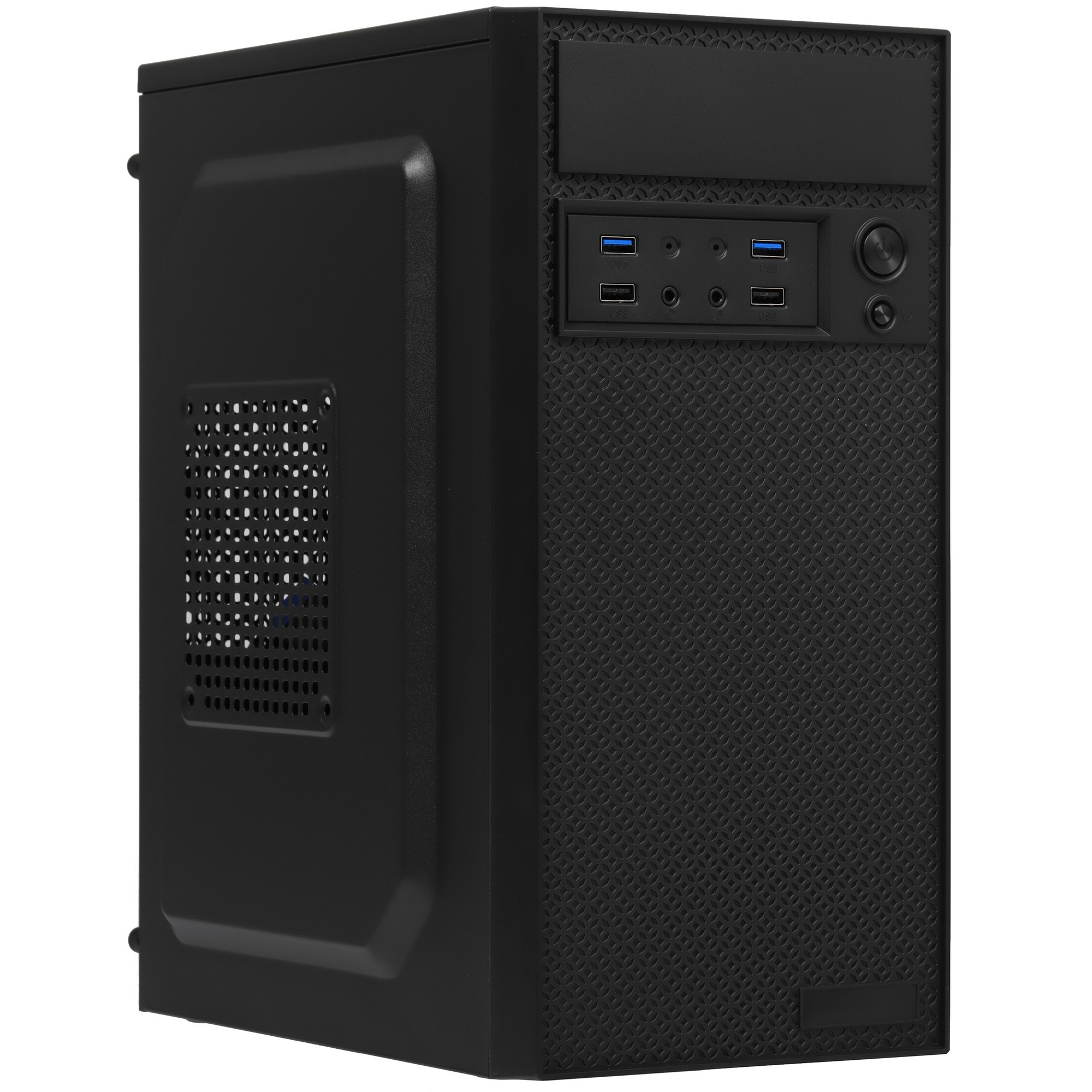 Компьютерный корпус Minitower ExeGate EX291272RUS BAA-109U2-AAA350 (mATX, AAA350 8см, 2*USB+2*USB3.0