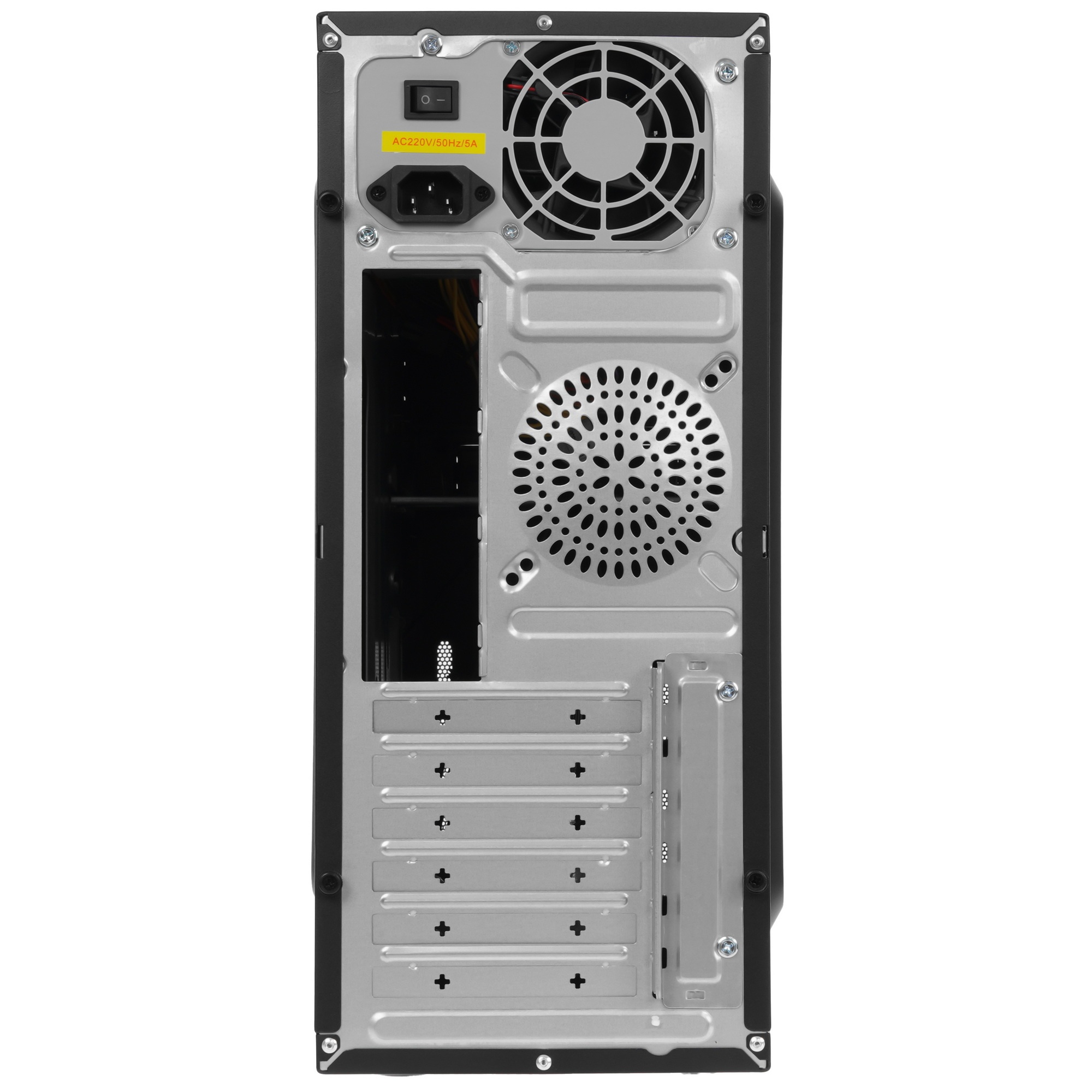 Компьютерный корпус Miditower ExeGate CP-606U-AB500 (ATX, AB500 с вент. 8см, 1*USB+1*USB3.0, аудио)