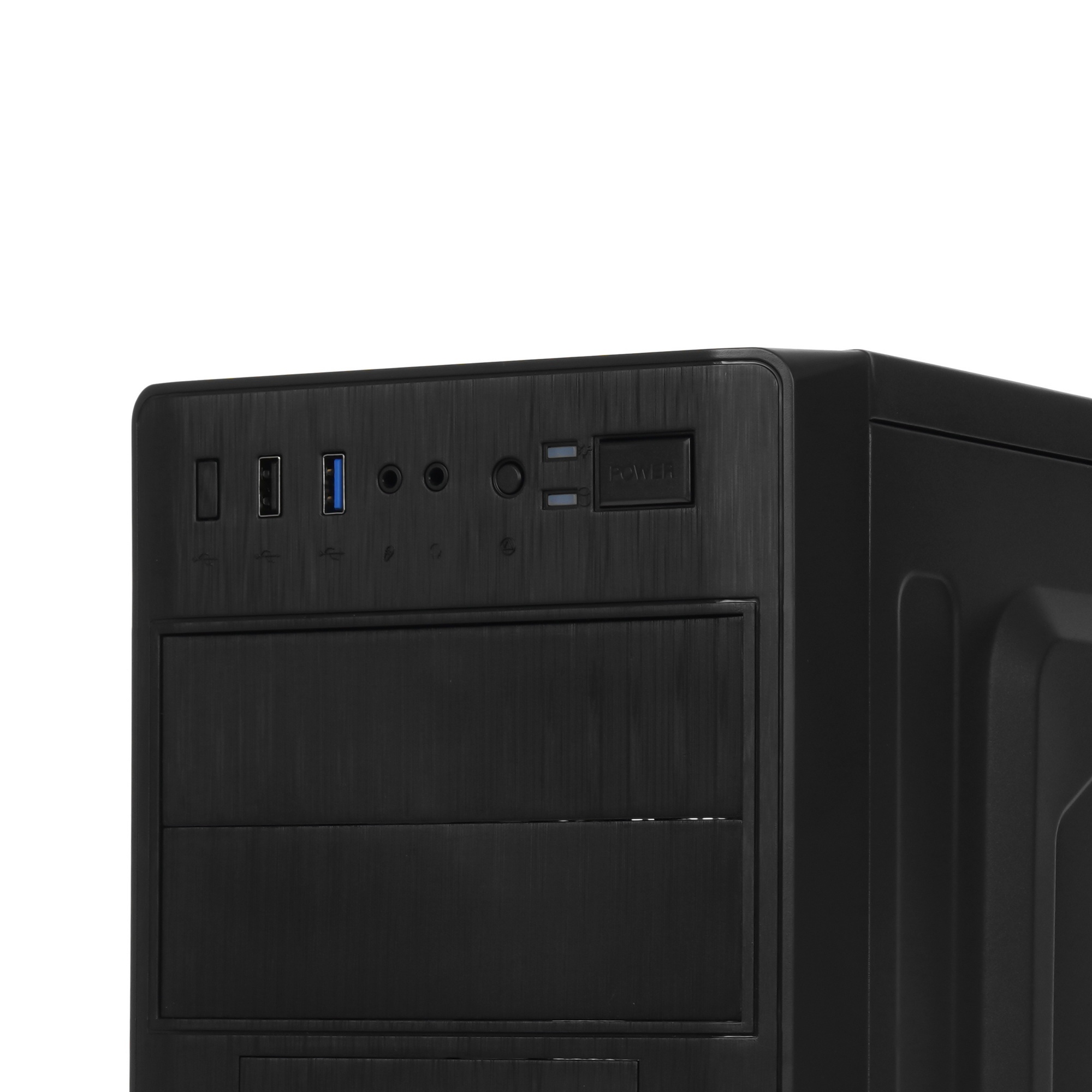 Компьютерный корпус Miditower ExeGate CP-606U-AB500 (ATX, AB500 с вент. 8см, 1*USB+1*USB3.0, аудио)