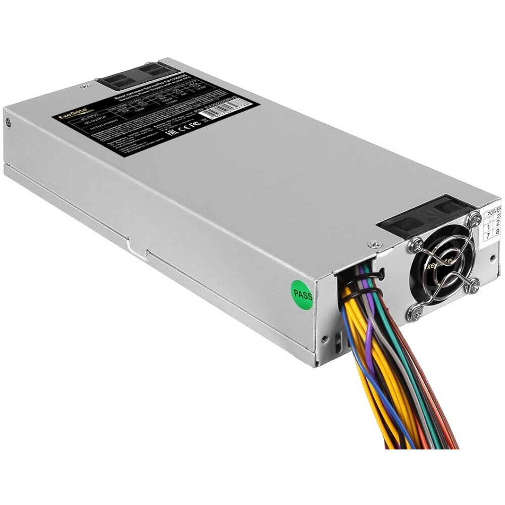Серверный корпус ExeGate Pro 2U450-06 (RM 19", высота 2U, глубина 450, БП 1U-1100ADS, 2*USB)