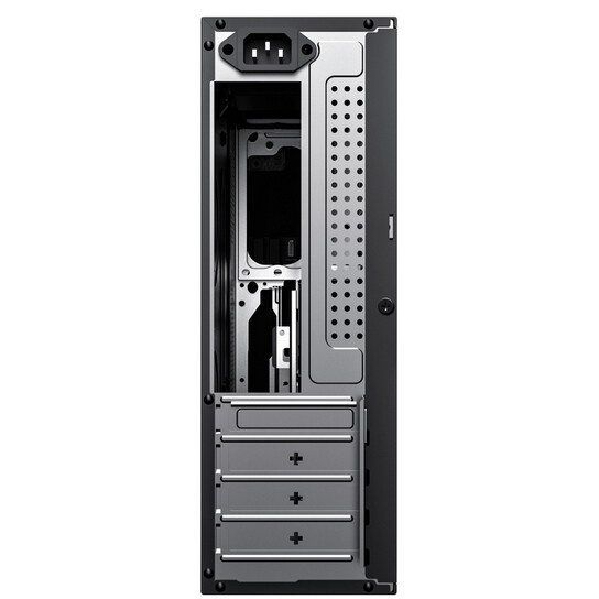 Компьютерный корпус Exegate EX268696RUS Компьютерный корпус MiniITX Exegate MI-208 Black, miniITX/mA