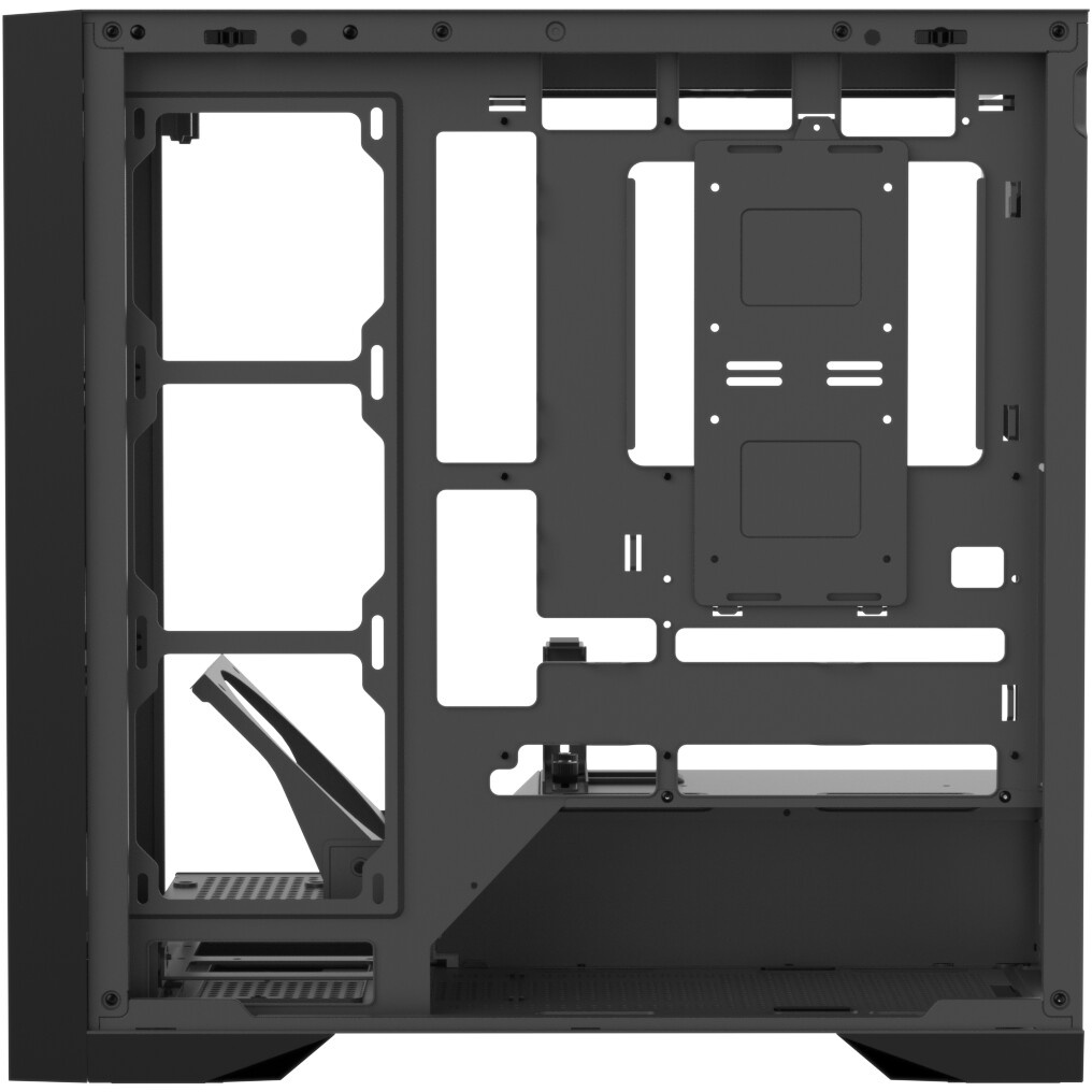 Компьютерный корпус Aerocool / Formula MANA DYNAMIC черный без БП ATX 6x120mm 2xUSB3.0 1xUSB3.1 audi