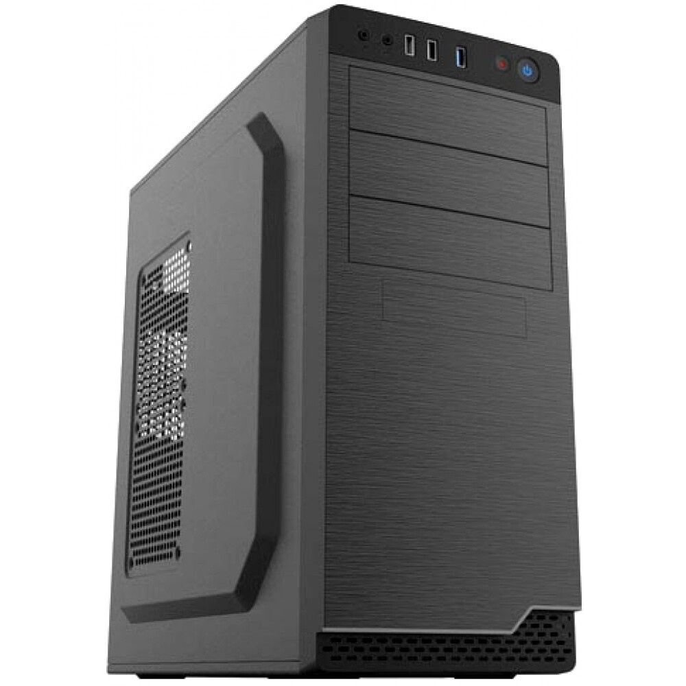 Компьютерный корпус Miditower ExeGate AA-442U2-AA450 (ATX, AA450 8 см, 1*USB+2*USB3.0, аудио, черный