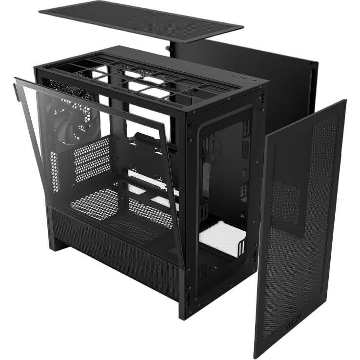 Компьютерный корпус Thermaltake The Tower 200 черный без БП miniITX 11x120mm 5x140mm 2xUSB3.0 audio