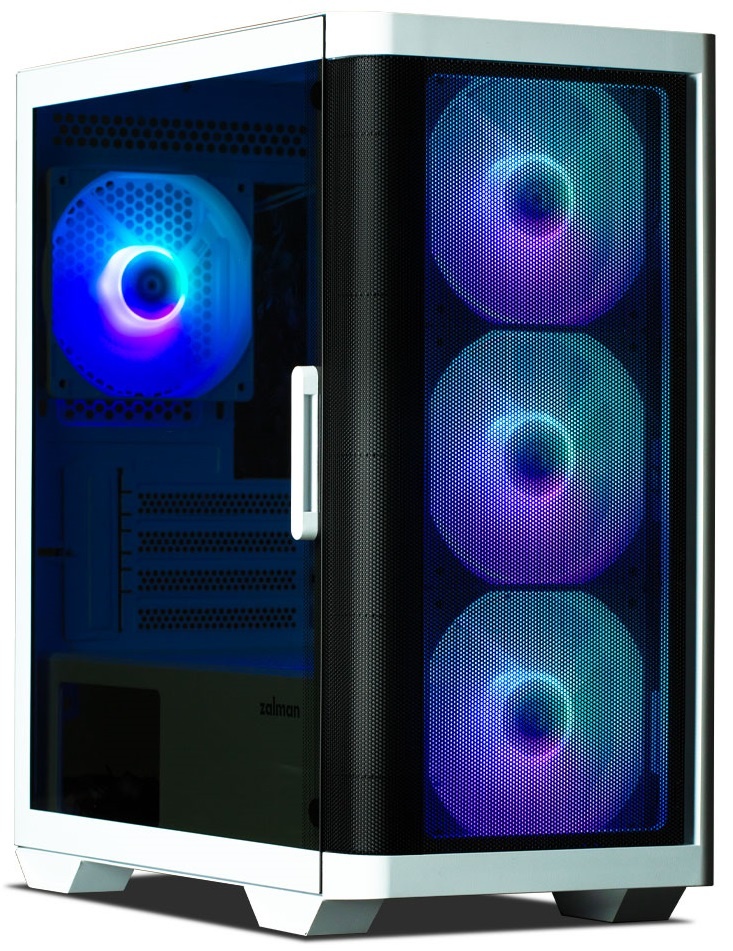 Компьютерный корпус MiniTower Zalman M4 White mATX (без блока питания) (Zalman M4 White)