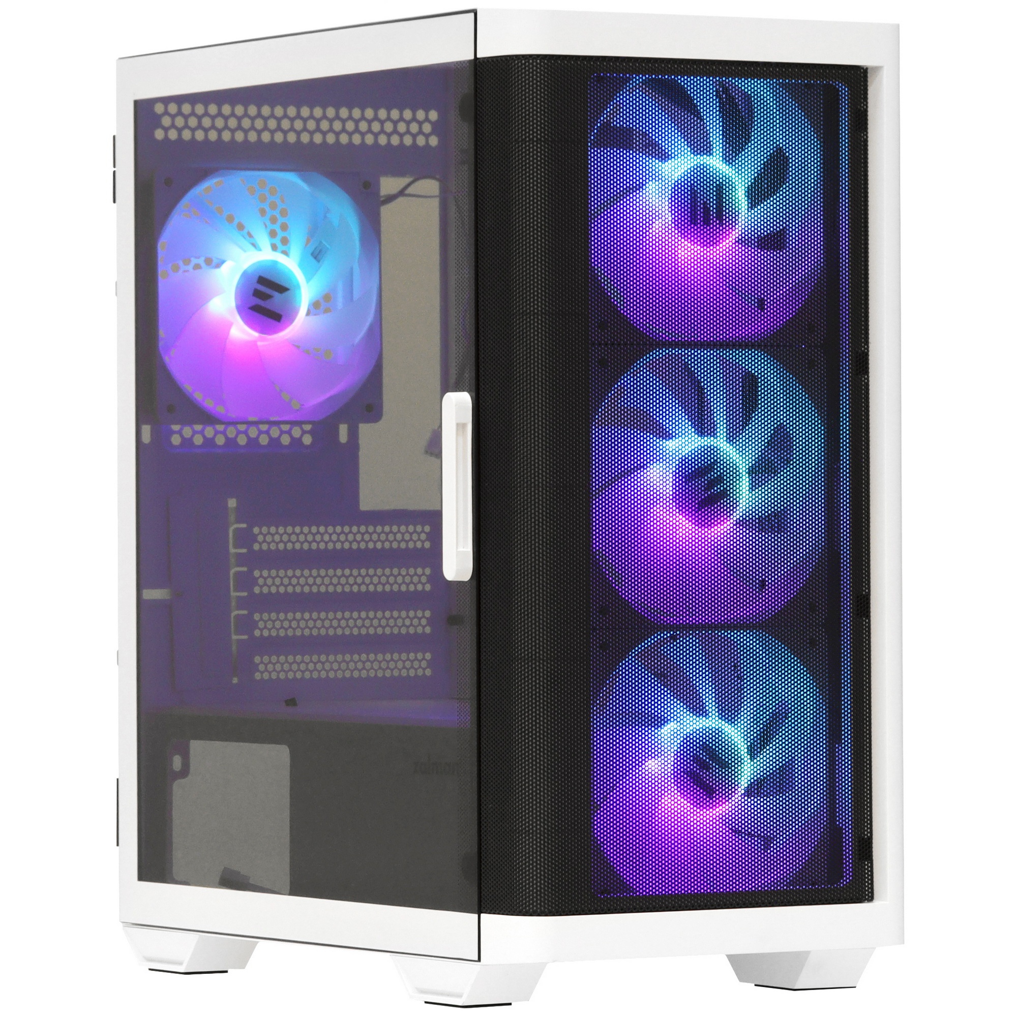 Компьютерный корпус MiniTower Zalman M4 White mATX (без блока питания) (Zalman M4 White)