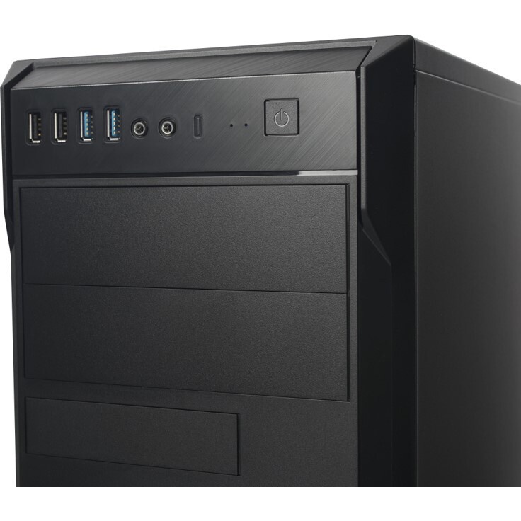 Компьютерный корпус Deepcool TESSERACT BF (DP-CCATX-TSRBFBK), без БП, черно-синий, ATX, видеокарта д