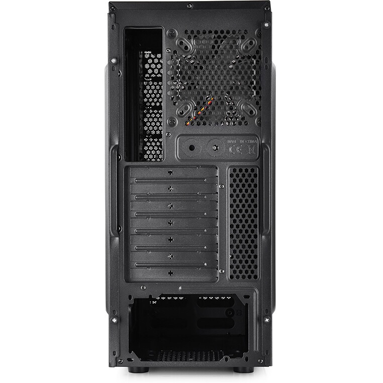 Компьютерный корпус Deepcool TESSERACT BF (DP-CCATX-TSRBFBK), без БП, черно-синий, ATX, видеокарта д