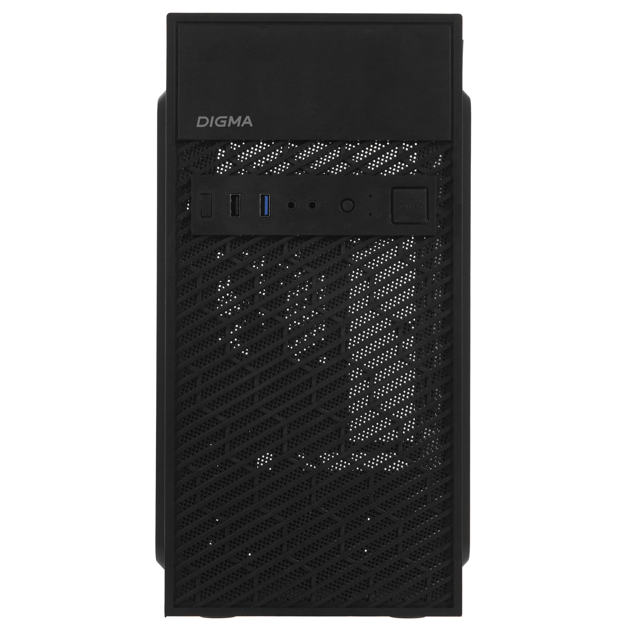 Компьютерный корпус Digma DCC-MN303 черный без БП mATX 1x80mm 2x120mm 1xUSB2.0 1xUSB3.0 audio