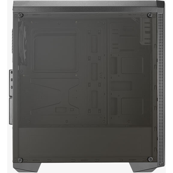 Компьютерный корпус MidiTower Aerocool / Formula GENESIS-G-BK-v2 (ATX, USB3x2, USB2x2, ARGB fan x1,