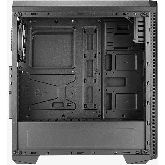 Компьютерный корпус MidiTower Aerocool / Formula GENESIS-G-BK-v2 (ATX, USB3x2, USB2x2, ARGB fan x1,