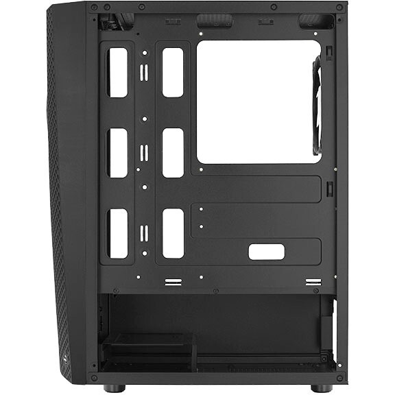 Компьютерный корпус MidiTower Aerocool / Formula GENESIS-G-BK-v2 (ATX, USB3x2, USB2x2, ARGB fan x1,