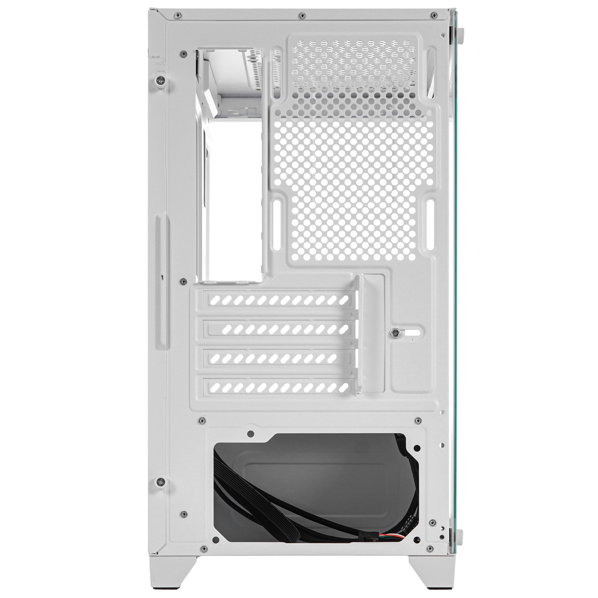 Компьютерный корпус Bloody BD-CC103 белый без БП mATX 7x120mm 1xUSB2.0 1xUSB3.0 audio bott PSU