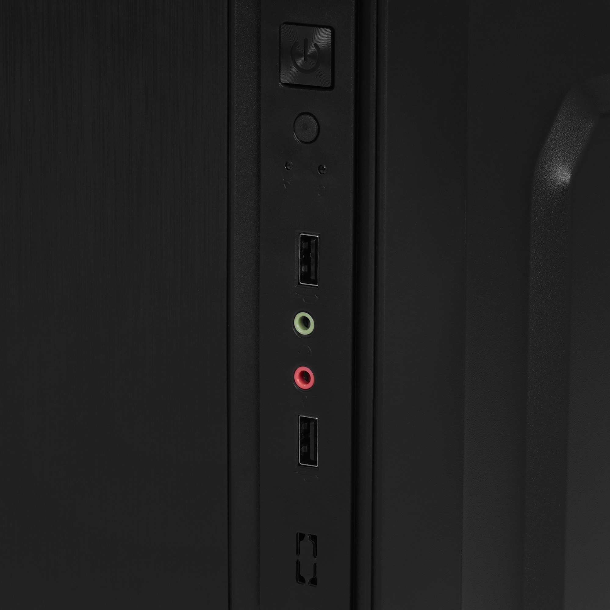 Компьютерный корпус Accord ENTRY ACC-241 черный без БП mATX 2xUSB2.0 audio