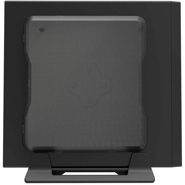 Компьютерный корпус Slim Case Powerman ME100S-BK front fan 4cm, 120W adapter, Mini ITX, VESA