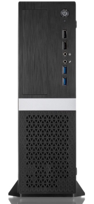Компьютерный корпус Foxline FL-211-TFX300S с блоком питания 300Вт, mATX case, black, w/PSU TFX 300W,
